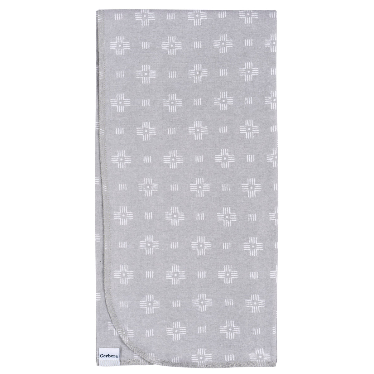 4-Pack Baby Neutral Animals & Geos Neutral Flannel Blankets, additional view 4