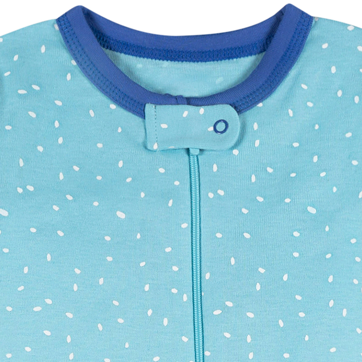 4-Pack Baby Boys Snack Truck Footed Pajamas, close-up detail 7