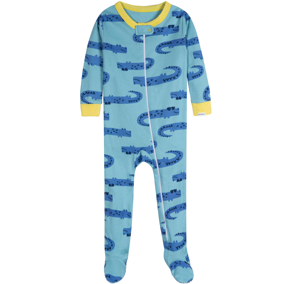 4-Pack Baby Boys Gators Footed Pajamas, additional view 1