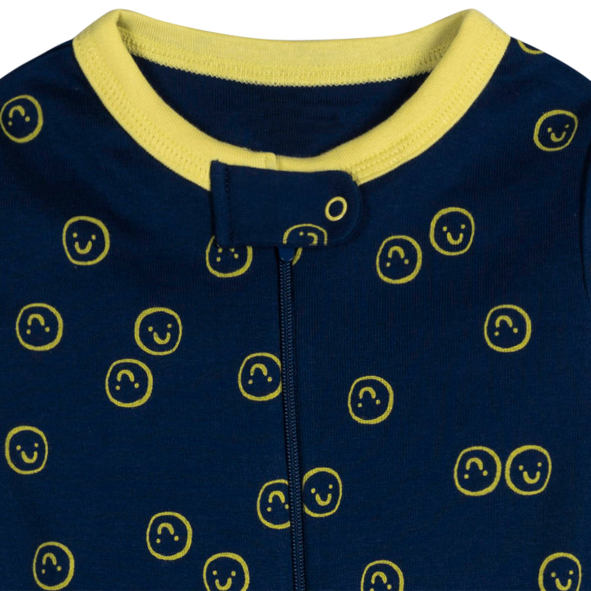 4-Pack Baby Boys Gators Footed Pajamas, close-up detail 7