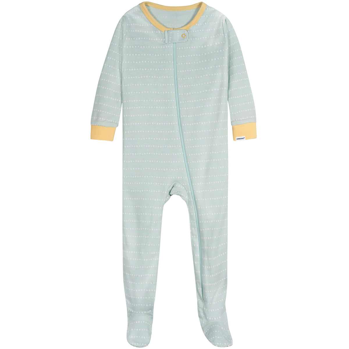 4-Pack Baby Girls Lemons Footed Pajamas, additional view 4
