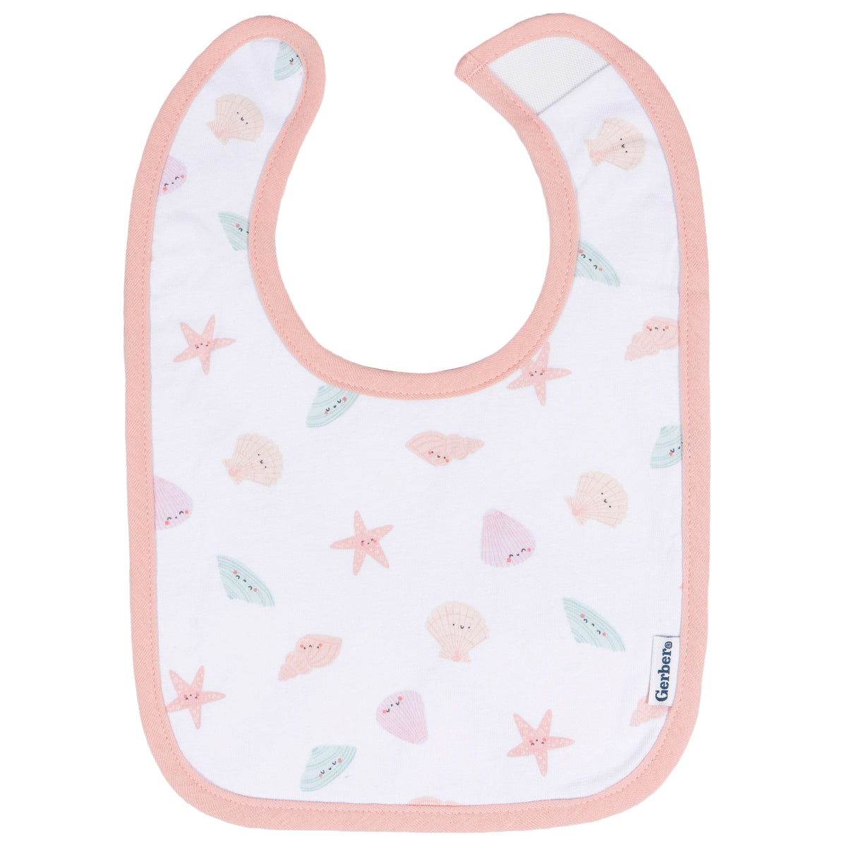2-Pack Baby Girls She Sells Sea shells Dribbler Bib, additional view 1