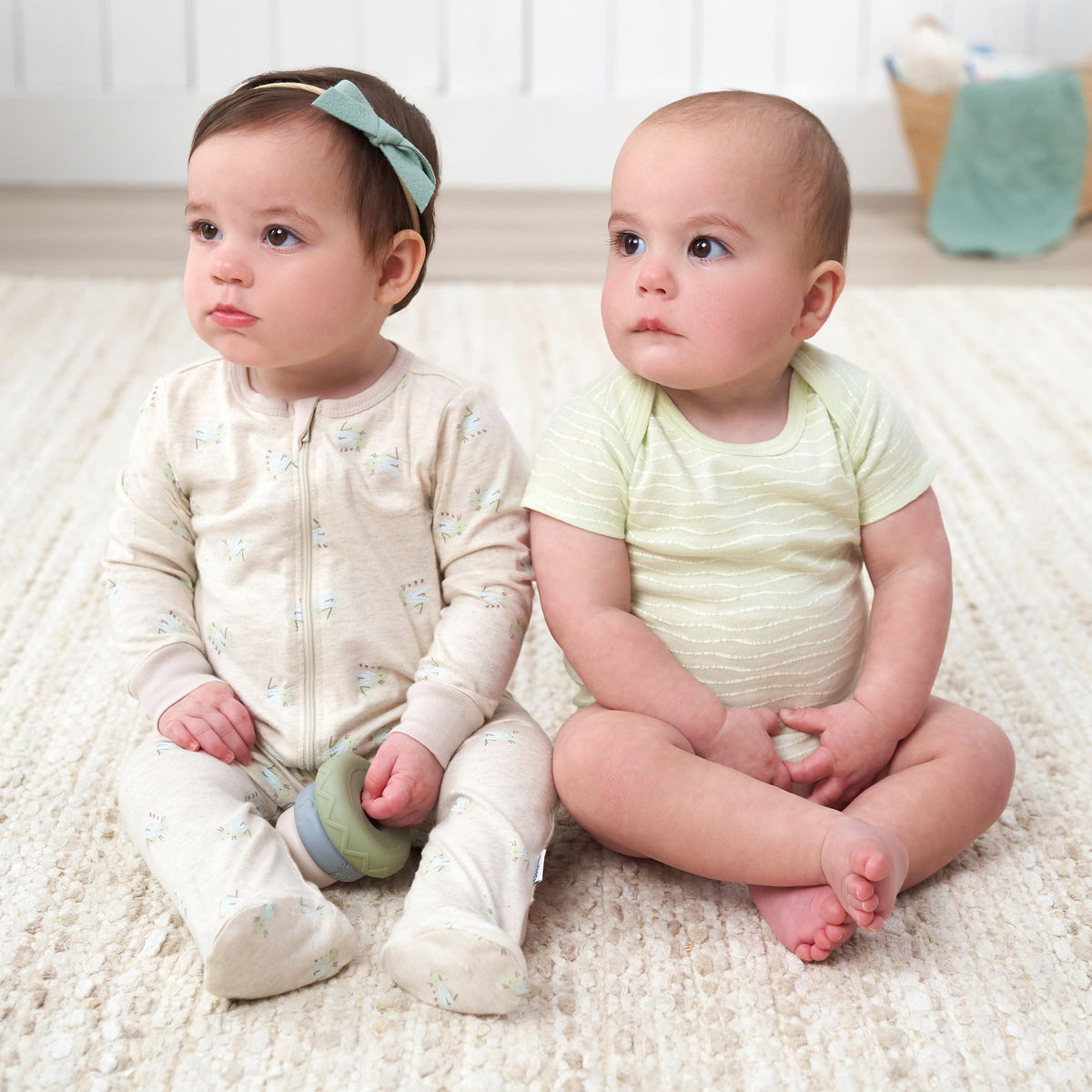 3-Pack Baby Neutral Park Life Short Sleeve Onesies Bodysuits, lifestyle photo 3