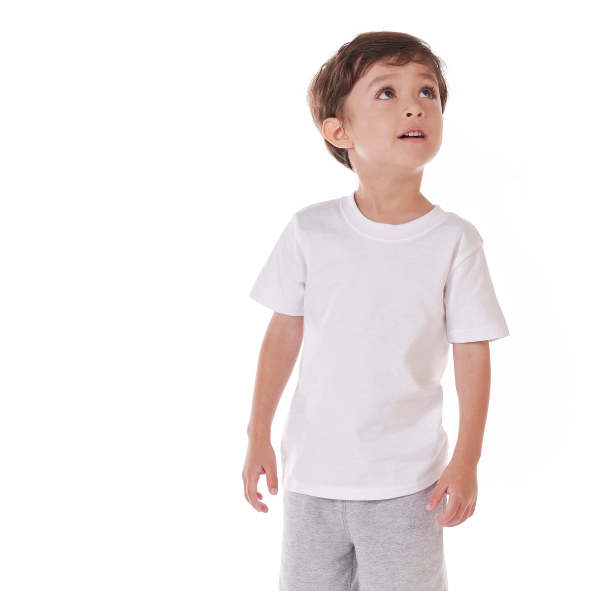 5-Pack White Short Sleeve Premium Tees, lifestyle photo 3