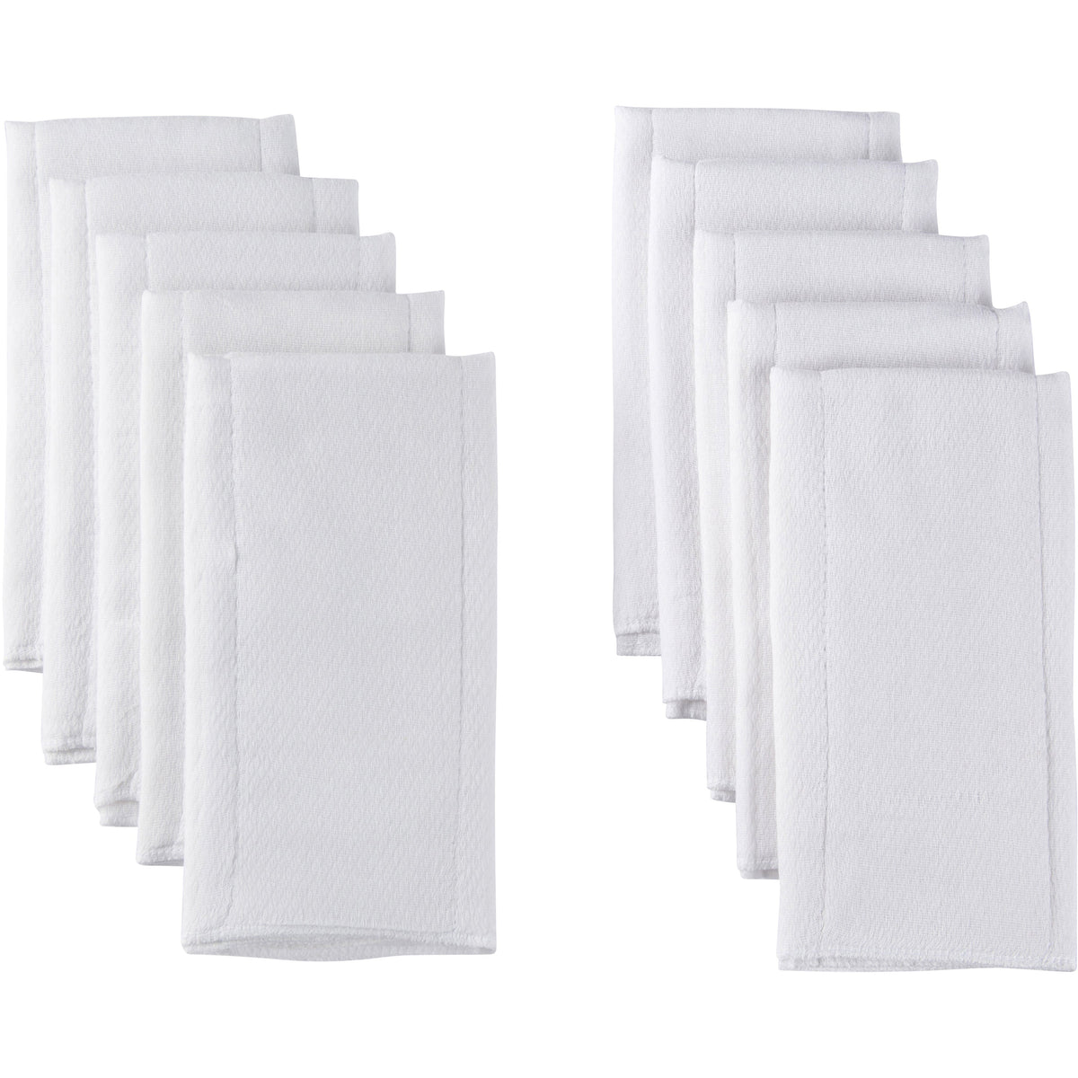 10-pack Prefold Birdseye Cloth Diaper with Absorbent Pad