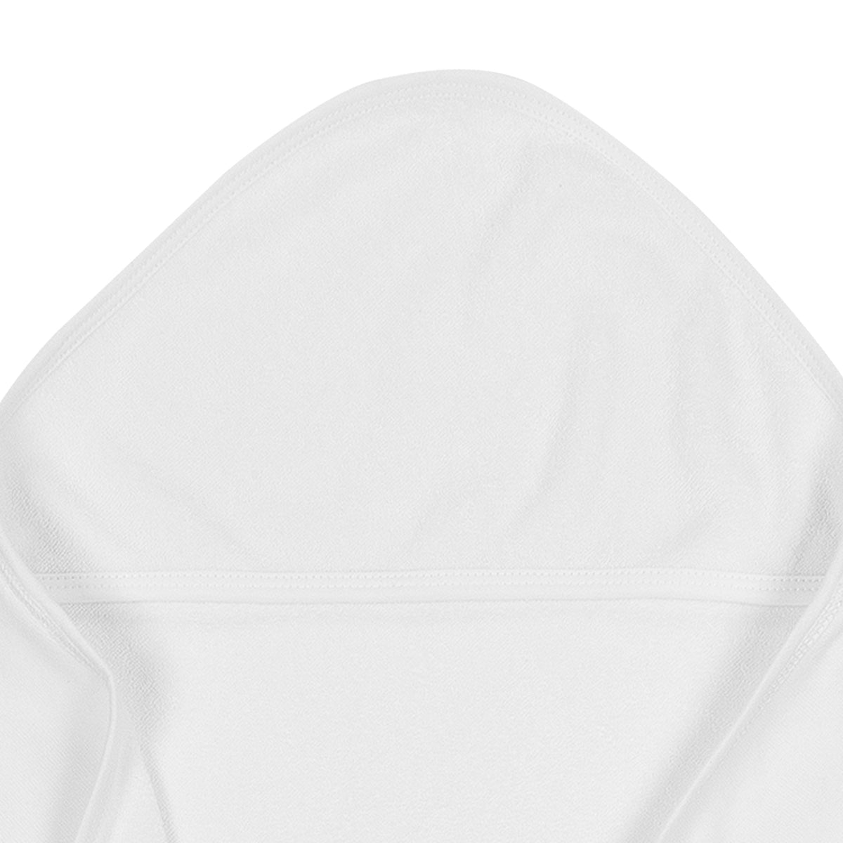 2-Pack Baby Neutral White Hooded Towel, close-up detail 1