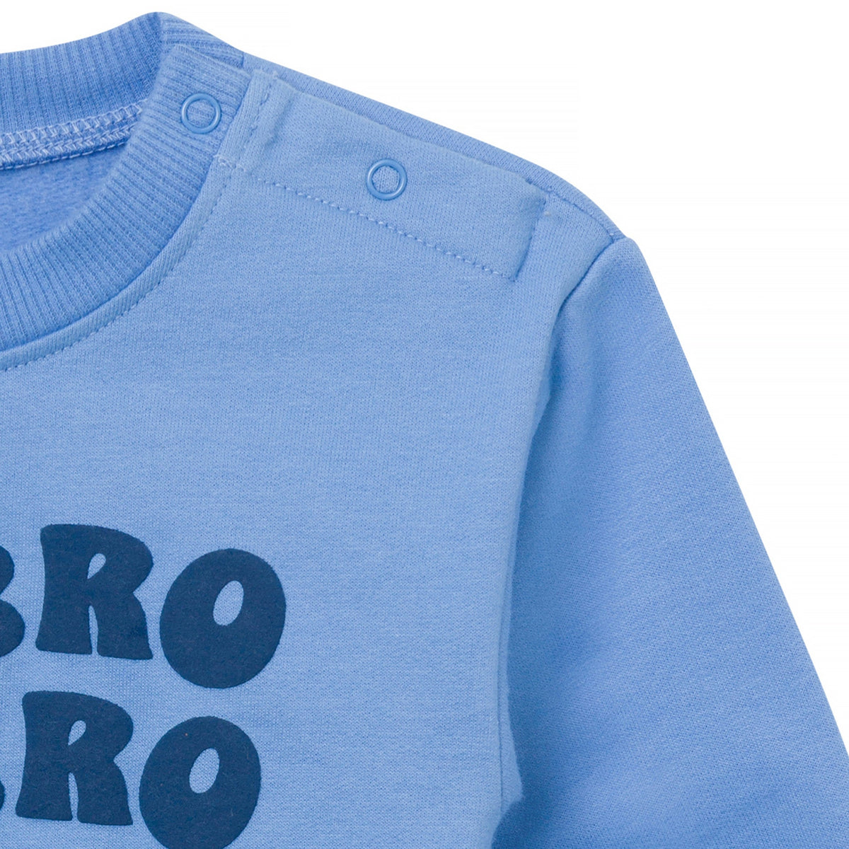 Baby Boys Lil Bro Sweatshirt Bubble Romper, view 7