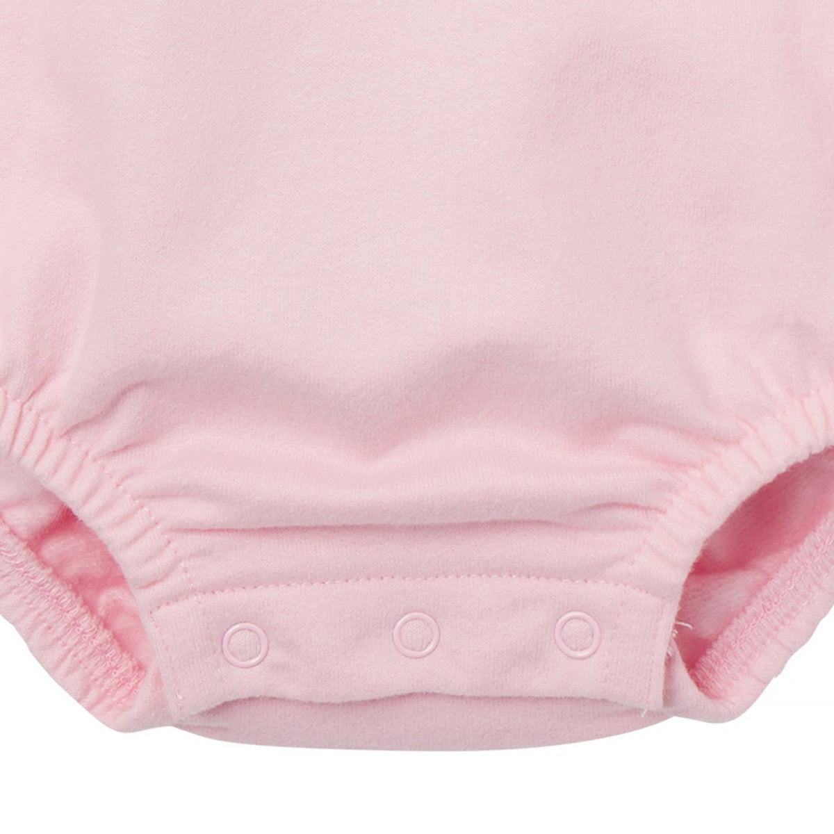 Baby Girls Lil Sis Sweatshirt Bubble Romper, view 8