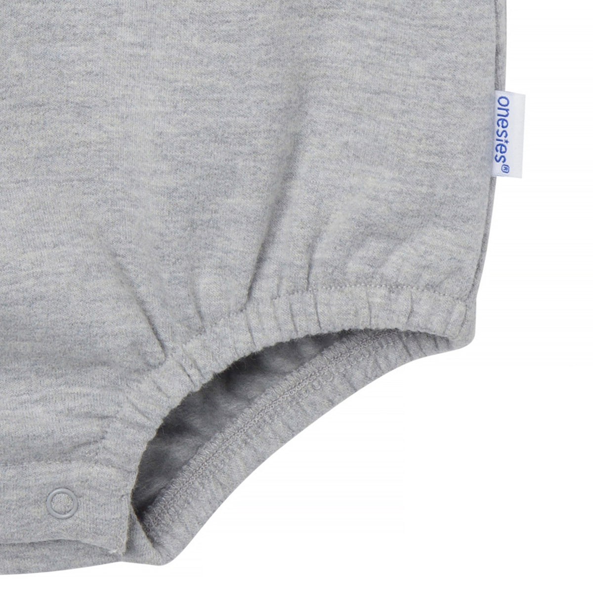 Baby Neutral Little and Loud Sweatshirt Bubble Romper, view 4