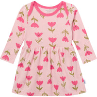 Baby Girls Tulips Lap Shoulder Dress