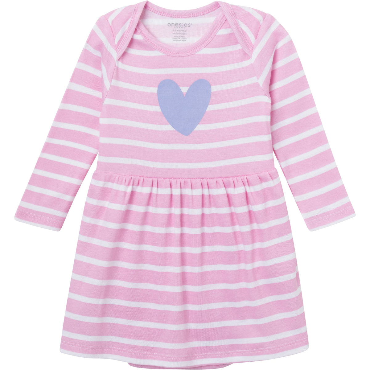Baby Girls Heart Lap Shoulder Dress