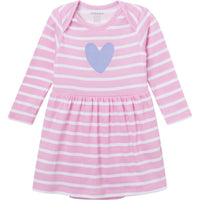 Baby Girls Heart Lap Shoulder Dress