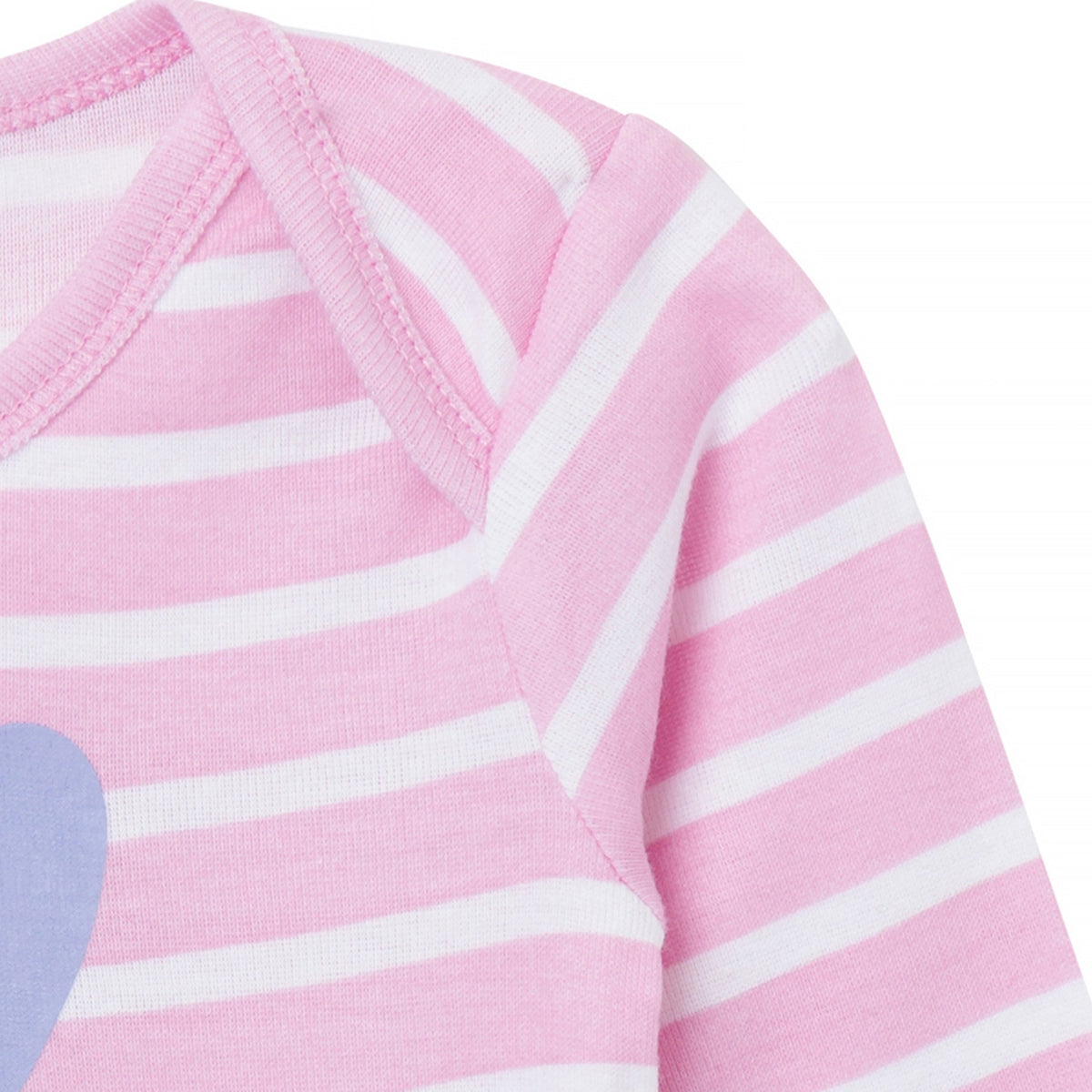 Baby Girls Heart Lap Shoulder Dress, view 3