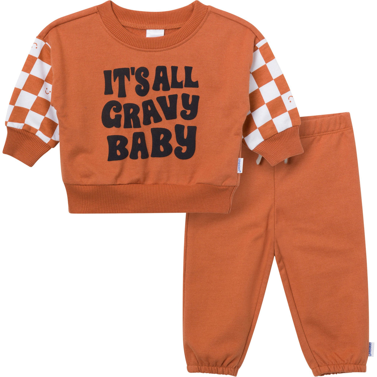 2-Piece Baby Boys Gravy Sweatshirt Set