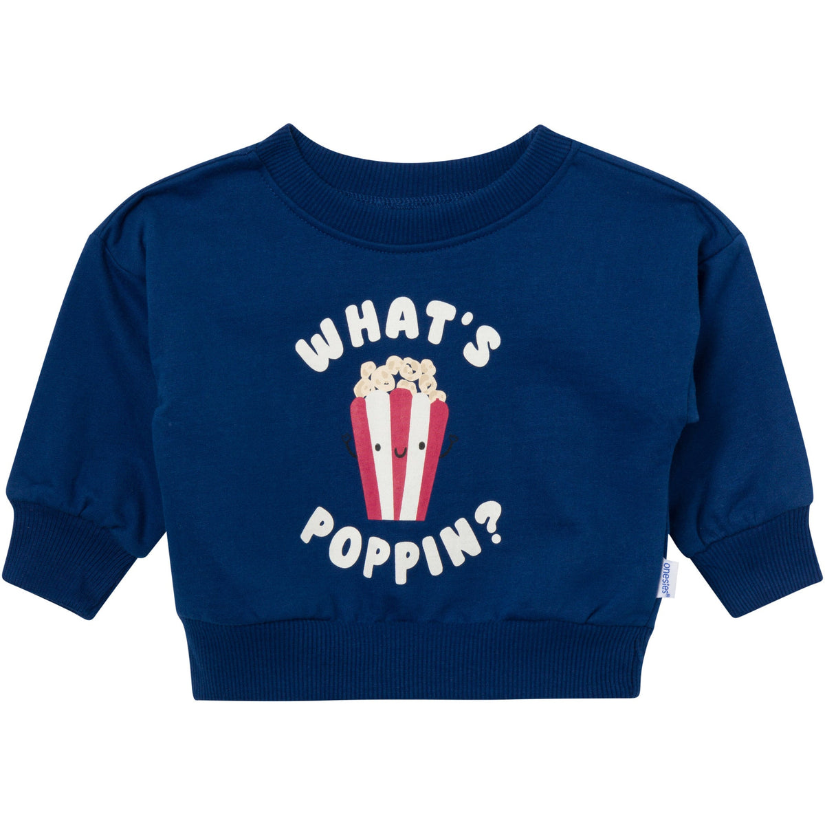 2-Piece Baby Boys What's Poppin Sweatshirt Set, view 2