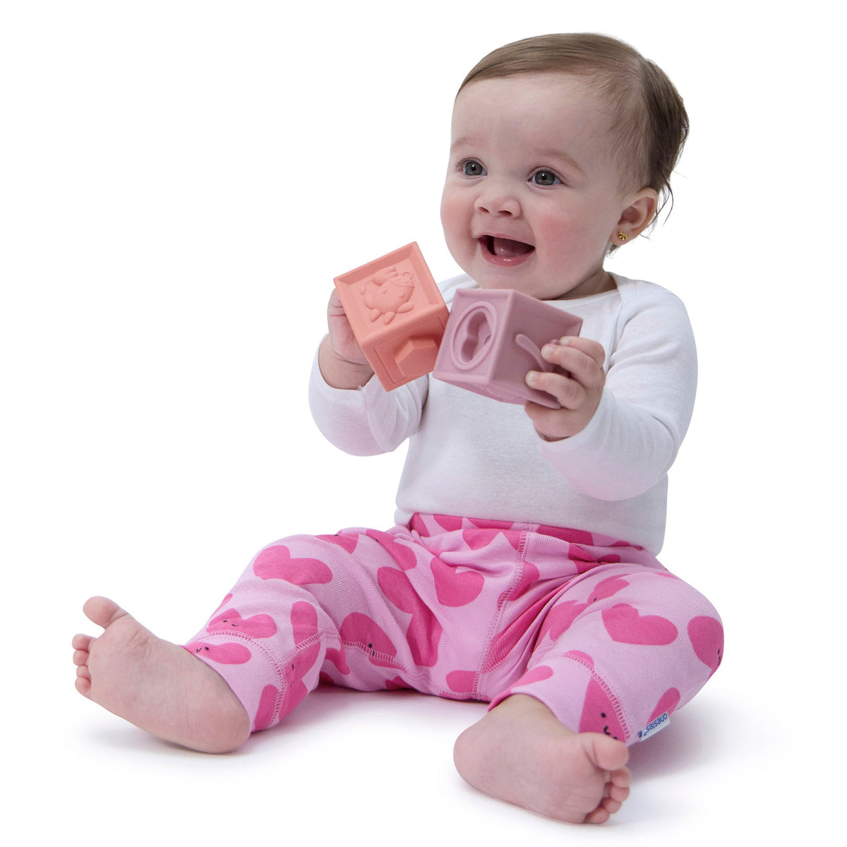 2-Piece Baby Girls Love Mama Sweatshirt Set, view 5