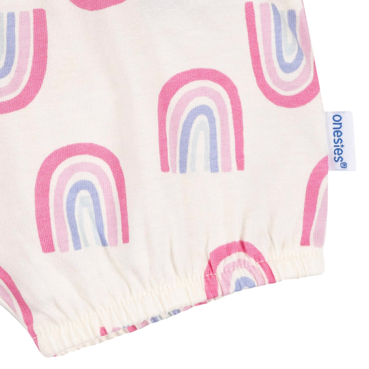 3-Pack Baby Girls Rainbow Bubble Shorts, view 6