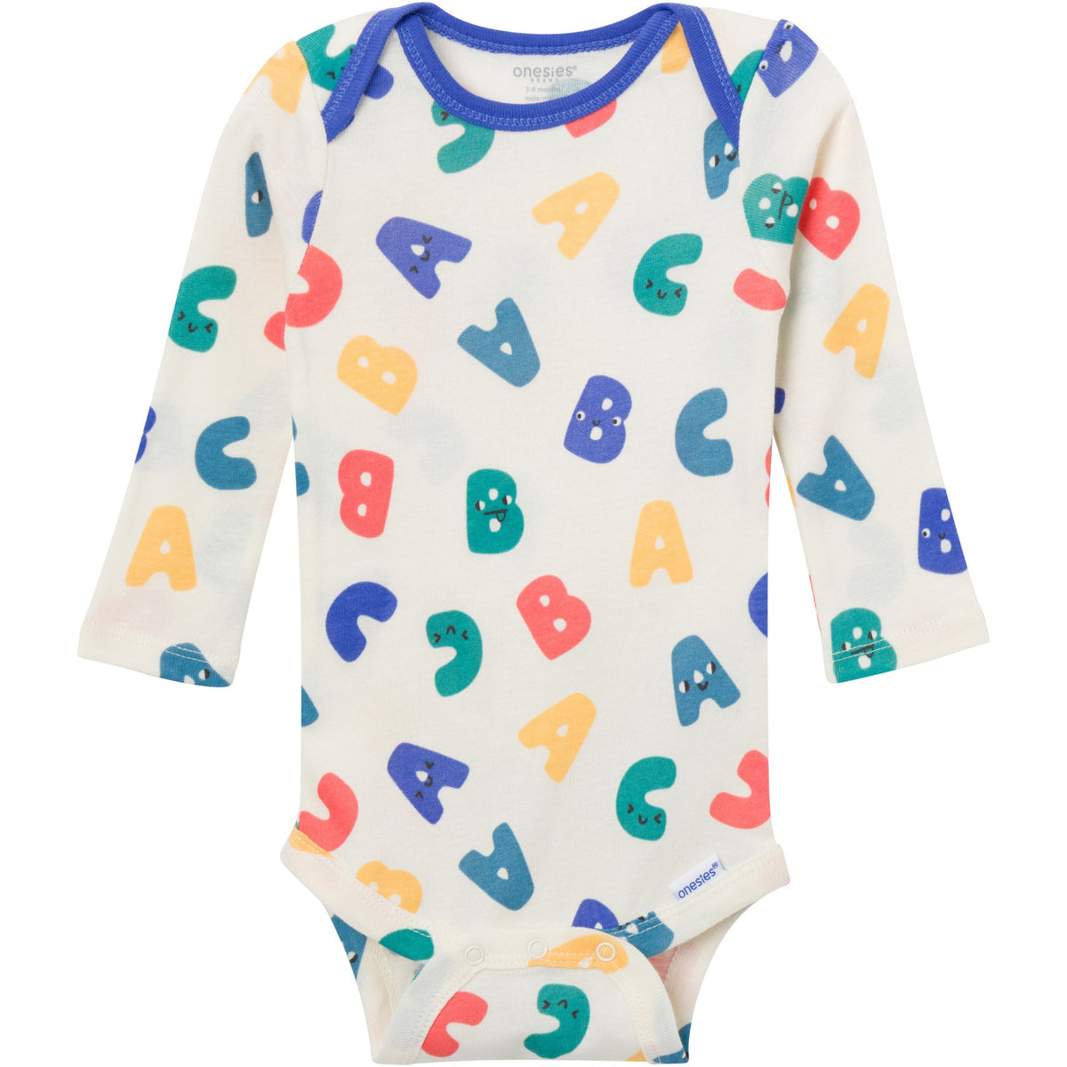 4-Piece Baby Boys Happy Letters Onesies Bodysuits and Pants, view 3
