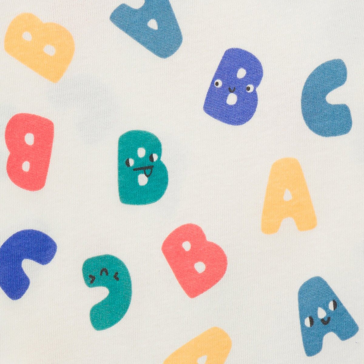 4-Piece Baby Boys Happy Letters Onesies Bodysuits and Pants, view 4