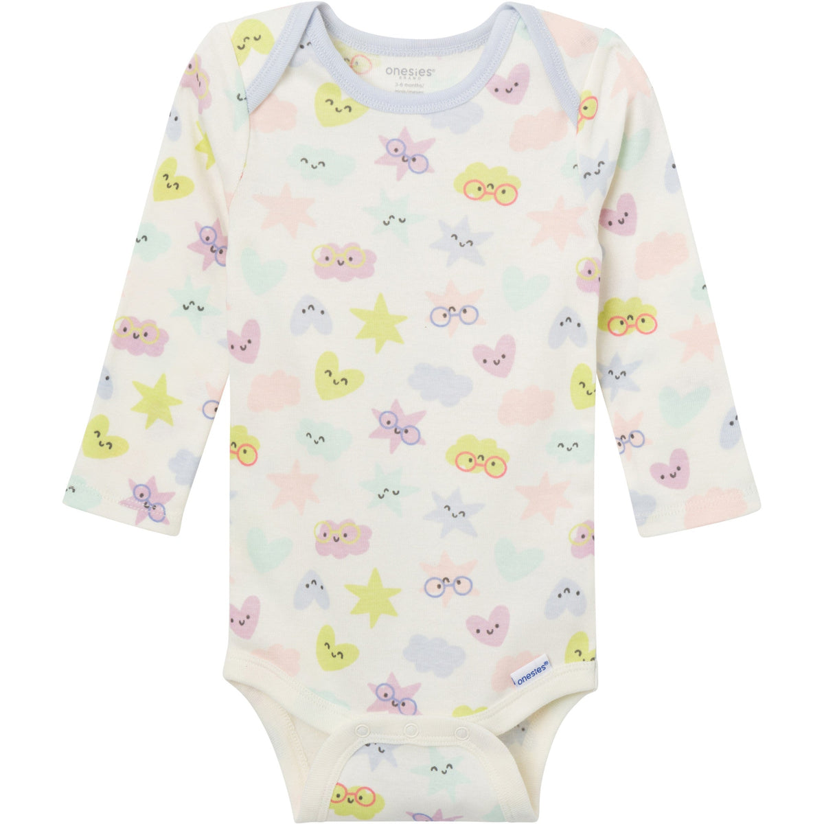 4-Piece Baby Girls Cozy Girl Onesies Bodysuits and Pants, view 4