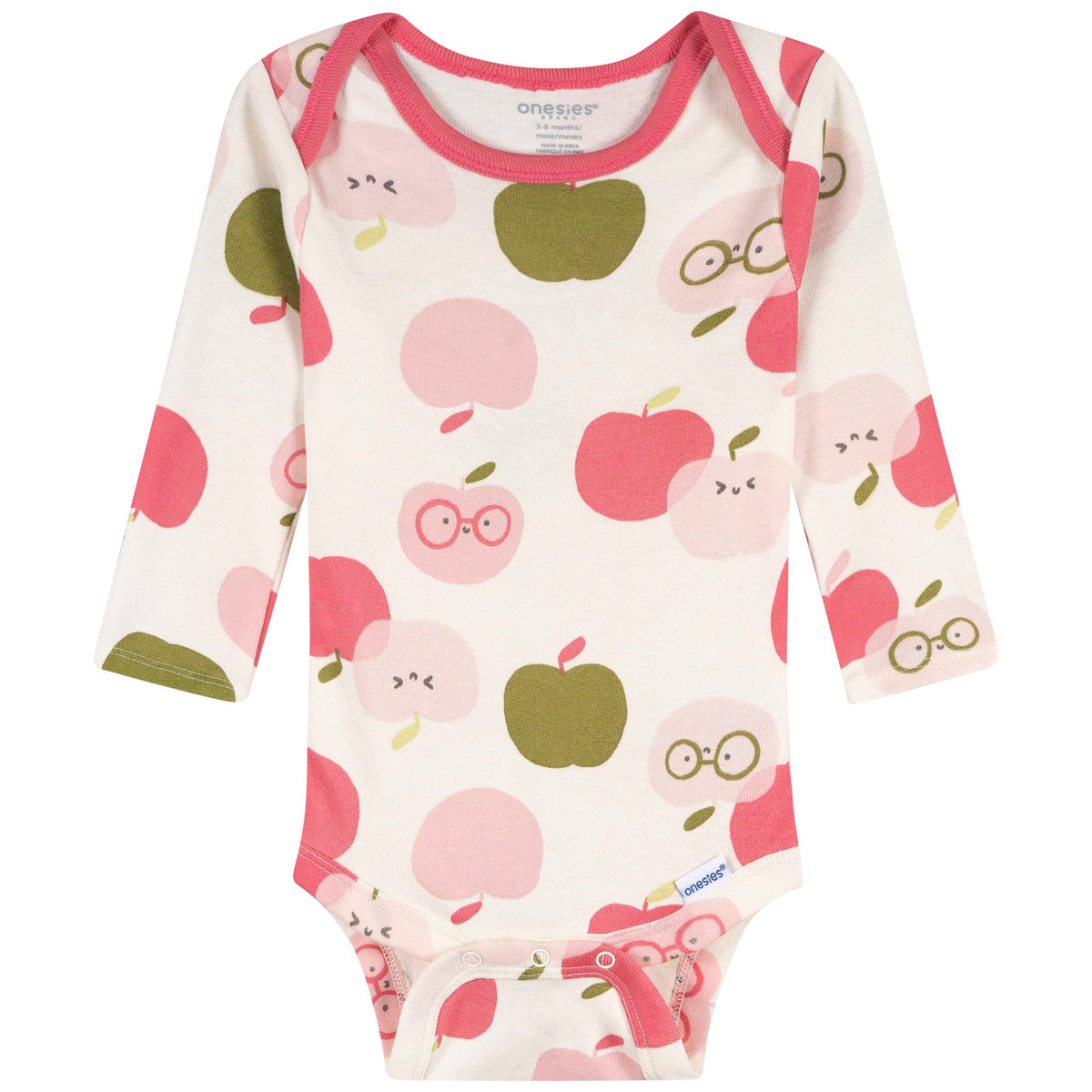 4-Piece Baby Girls Nap Queen Onesies Bodysuits and Pants, view 3