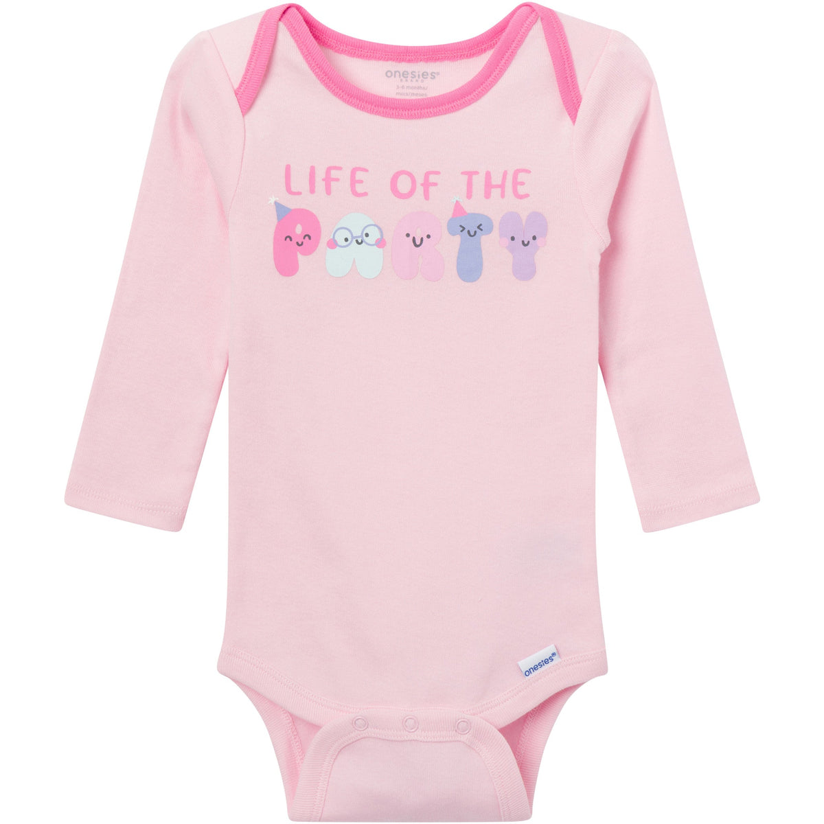 4-Piece Baby Girls Party Onesies Bodysuits and Pants, view 8