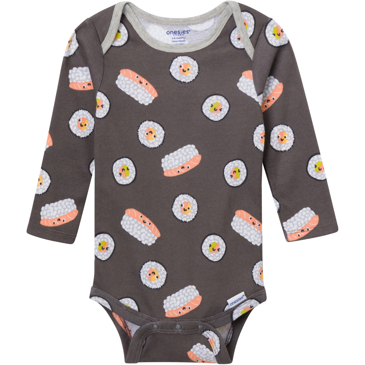 4-Piece Baby Neutral Miso Onesies Bodysuits and Pants, view 6