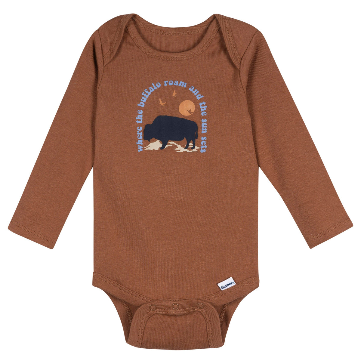 5-Pack Baby Boys Black Iris Long Sleeve Bodysuits, view 4