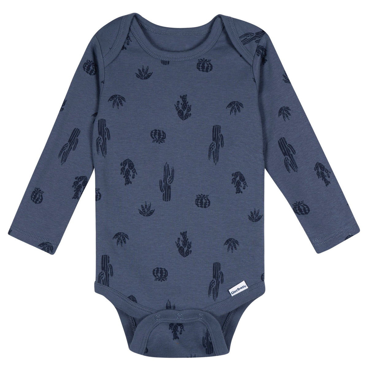 5-Pack Baby Boys Black Iris Long Sleeve Bodysuits, view 5