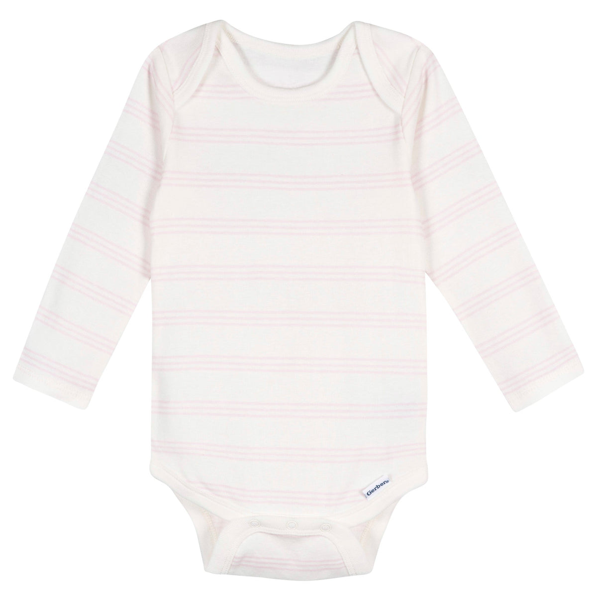 5-Pack Baby Girls Flowers Long Sleeve Bodysuits, view 5