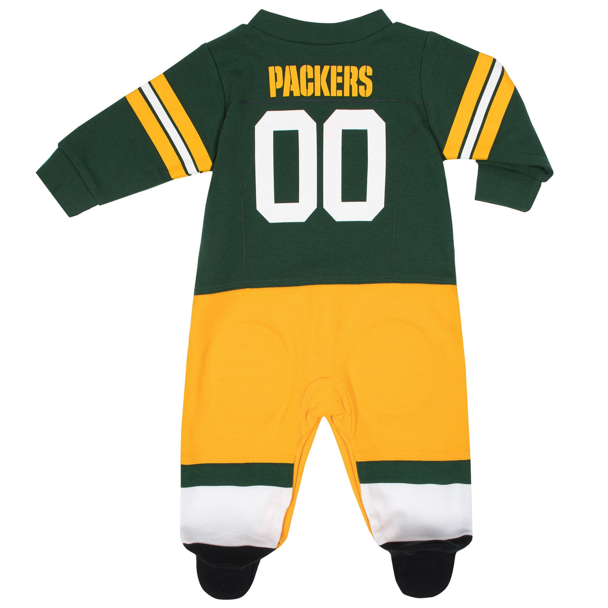Green Bay Packers Baby Boys Footed Footysuit, view 2