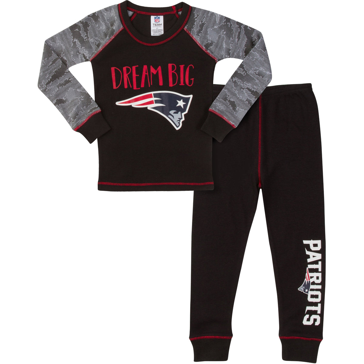 New England Patriots Boys PJ Set