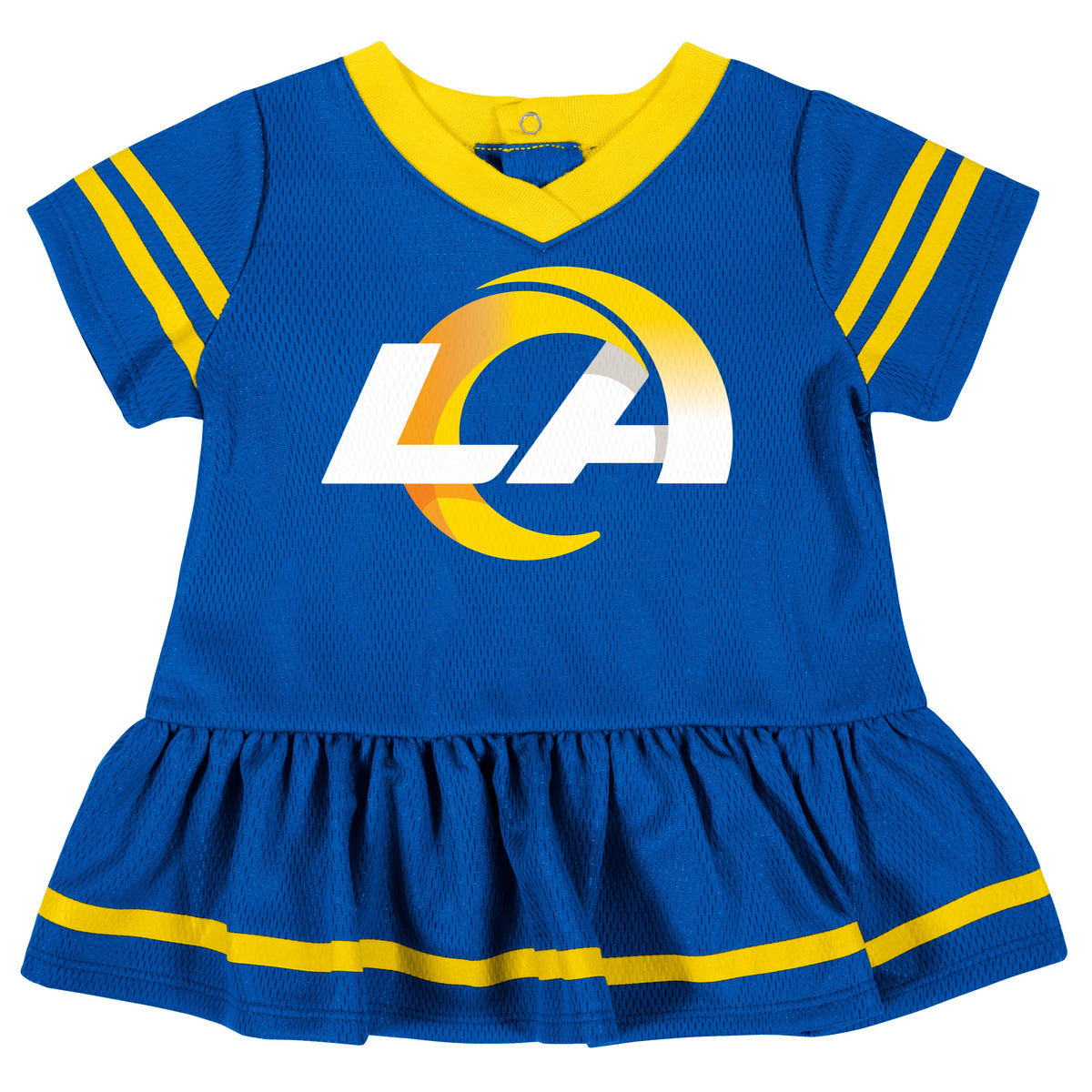 Baby Girls Los Angeles Rams Cheerleader Dress and Diaper Cover Set, additional view 1