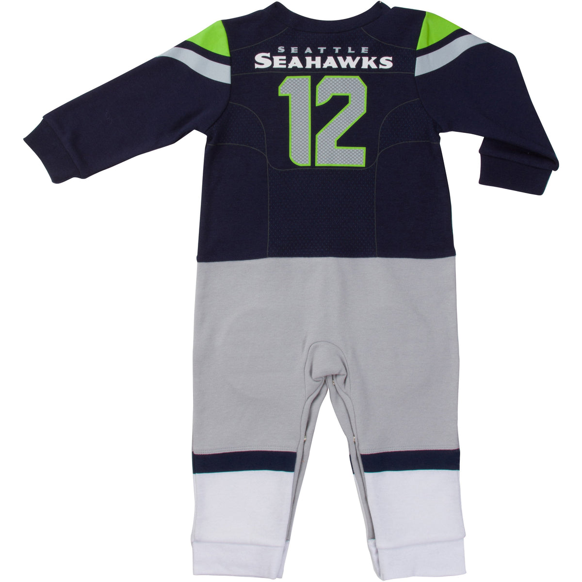 Seattle Seahawks Baby Boys Footysuit, additional view 1