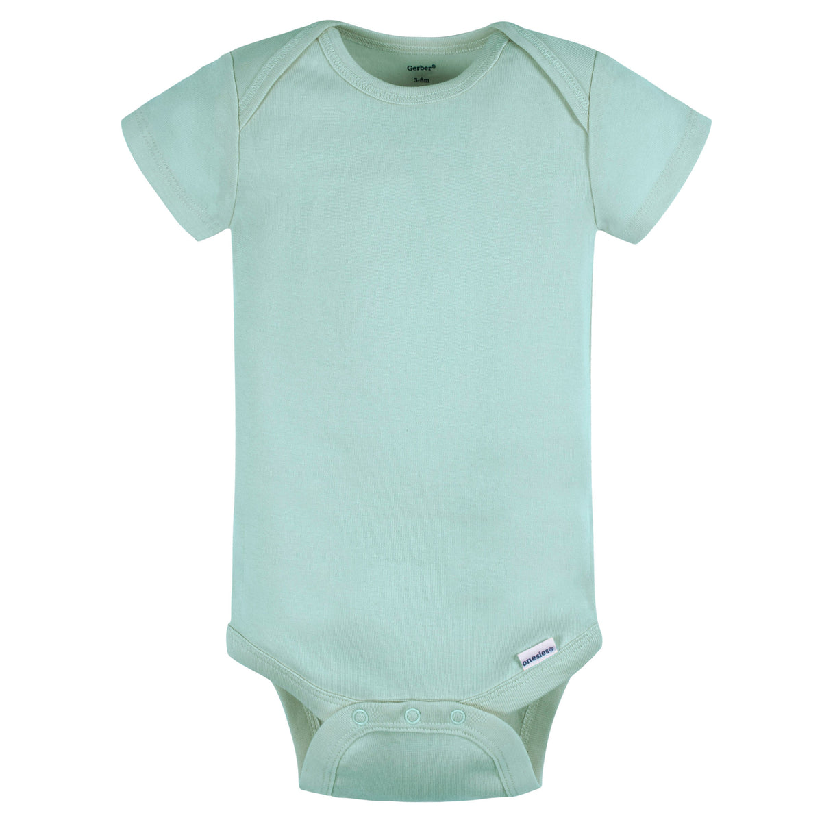 5-Pack Baby Boys Green/ Brown Short Sleeve Onesies Bodysuits, additional view 1