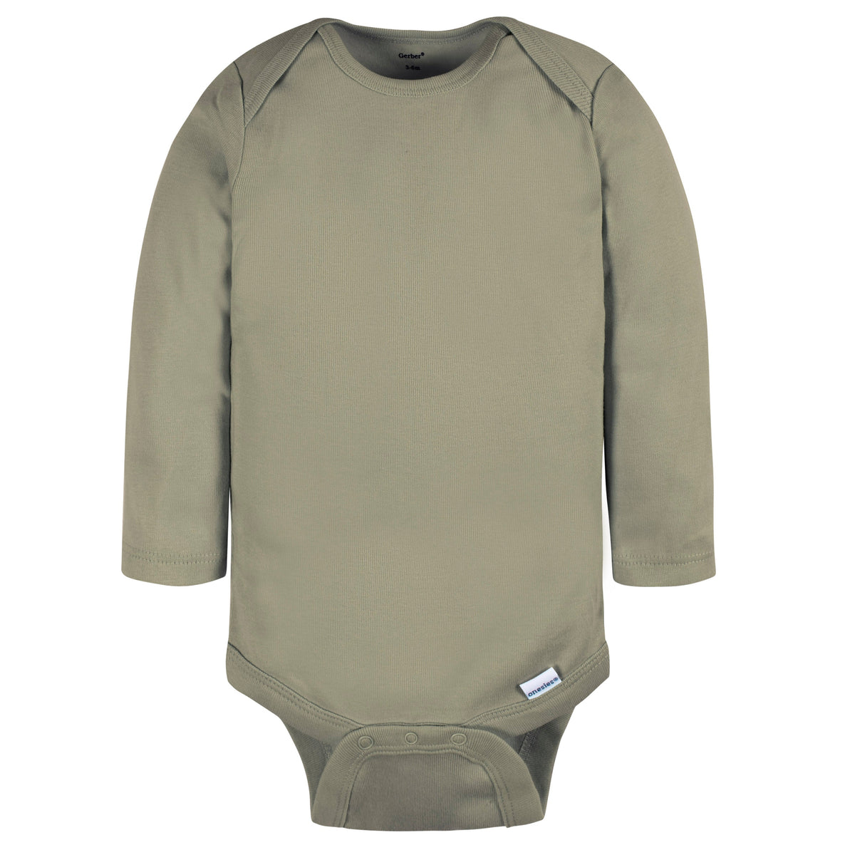 4-Pack Baby Boys Green/ Blue Long Sleeve Onesies Bodysuits, additional view 2