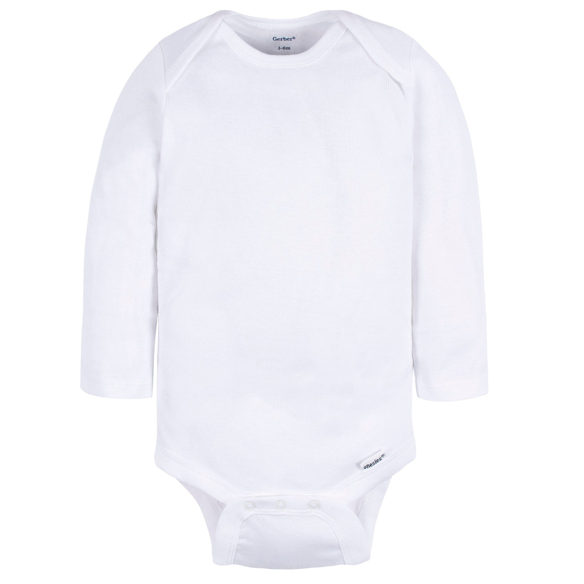 4-Pack Baby Neutral Grey/ Grey Heather Long Sleeve Onesies Bodysuits, additional view 4
