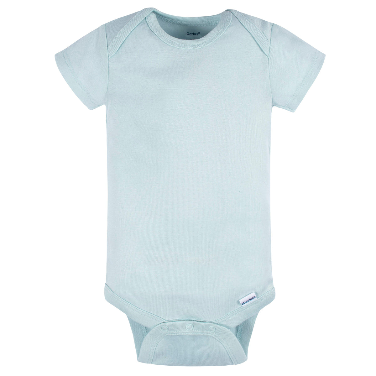5-Pack Baby Girls Blue/ Pink Short Sleeve Onesies Bodysuits, additional view 5