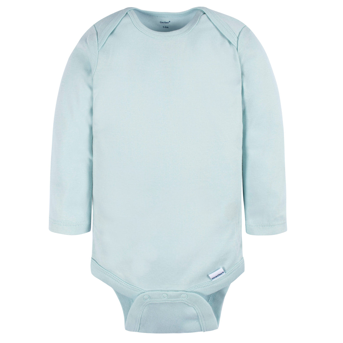 4-Pack Baby Girls Green/ Pink Long Sleeve Onesies Bodysuits, additional view 4