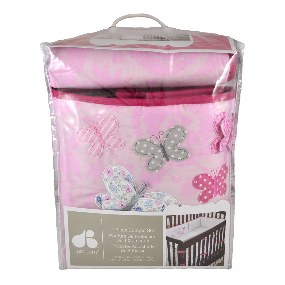 4-Piece Antique Chic Crib Bumper