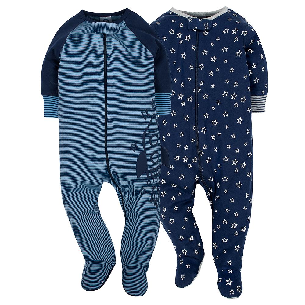 38-Piece Boys Rocket Organic Layette Gift Set, view 5