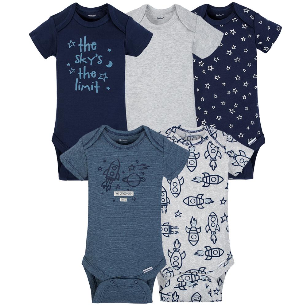 38-Piece Boys Rocket Organic Layette Gift Set, view 4
