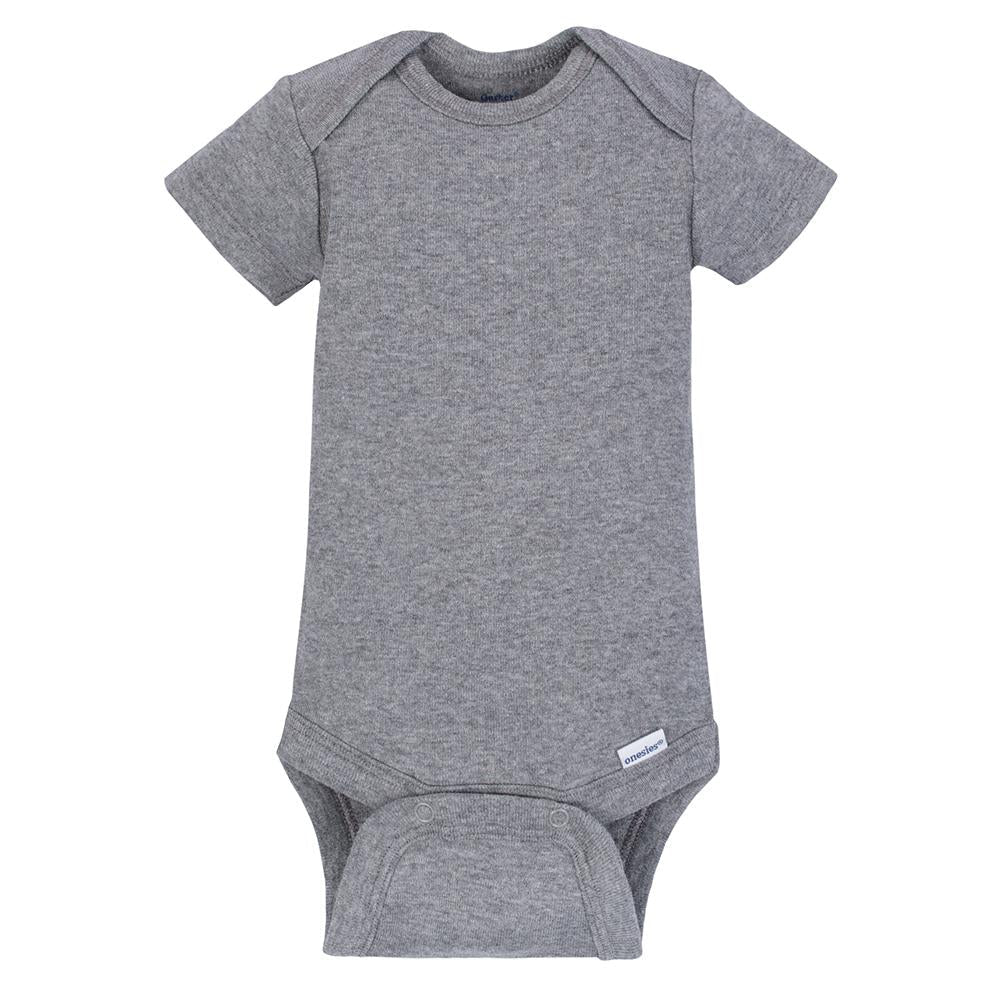 5-Pack Boys Organic Safari Onesies Brand Short Sleeve Bodysuits, additional view 3