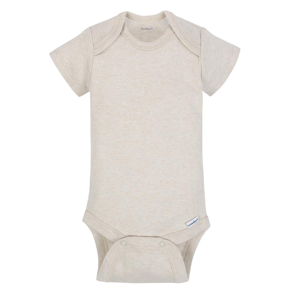 5-Pack Boys Organic Safari Onesies Brand Short Sleeve Bodysuits, additional view 4