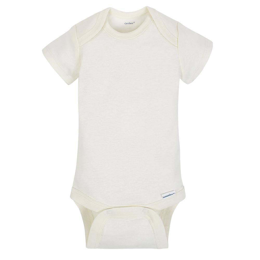 5-Pack Boys Organic Safari Onesies Brand Short Sleeve Bodysuits, additional view 5