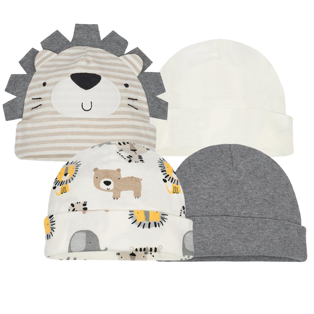 4-Pack Boys Organic Safari Cap