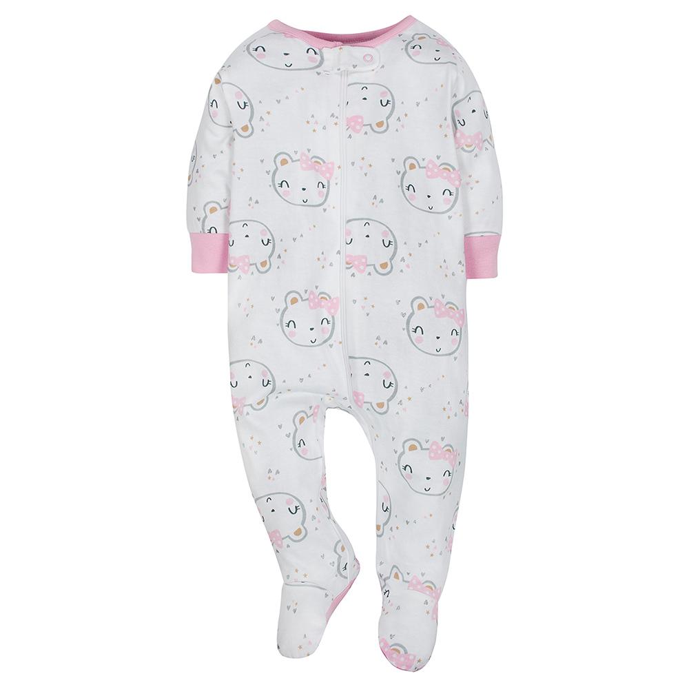 2-Pack Girls Organic Bear Sleep N' Play, additional view 2