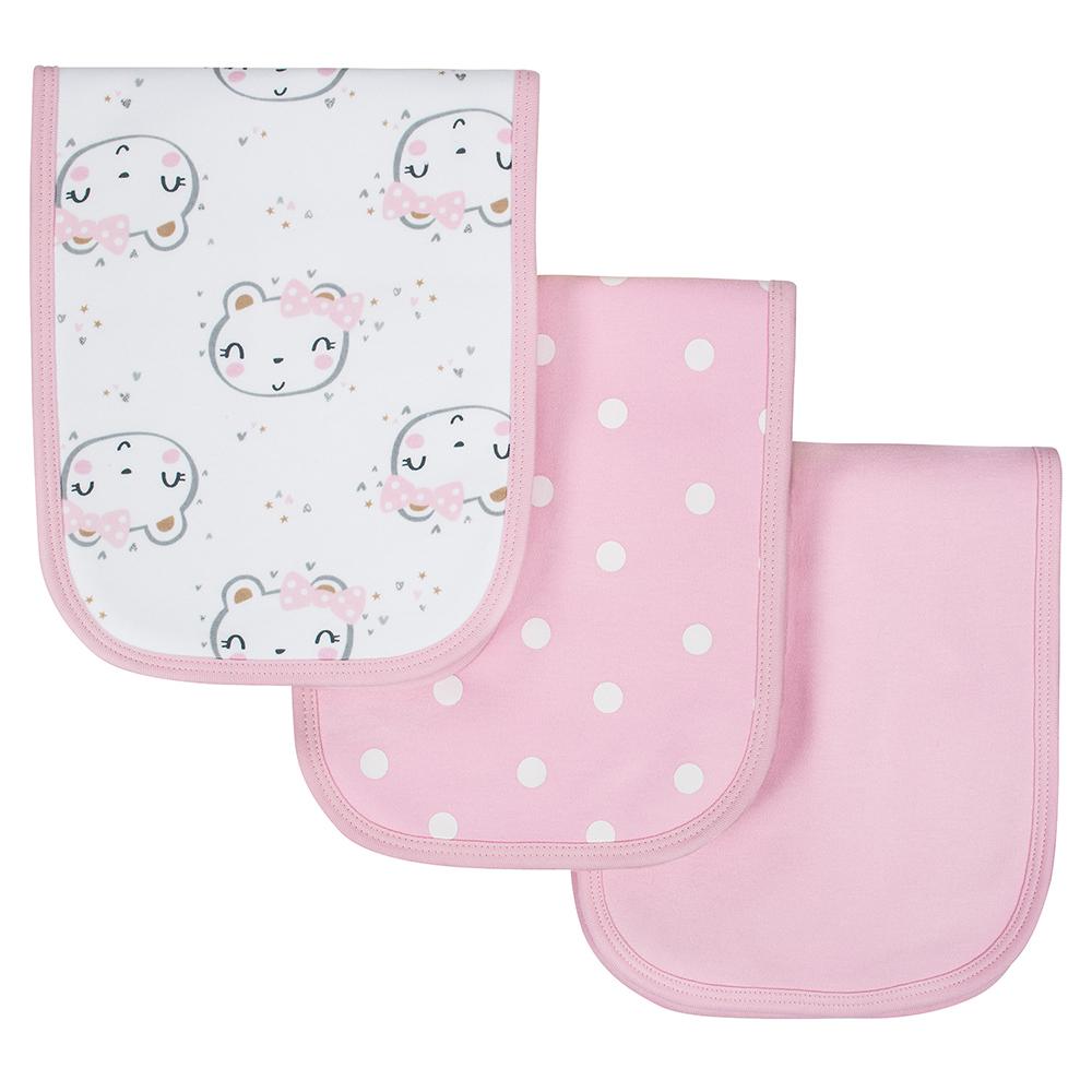 38-Piece Girls Organic Bear Layette Gift Set, view 9