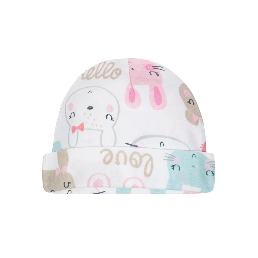 4-Pack Girls Organic Bunny Cap, additional view 2