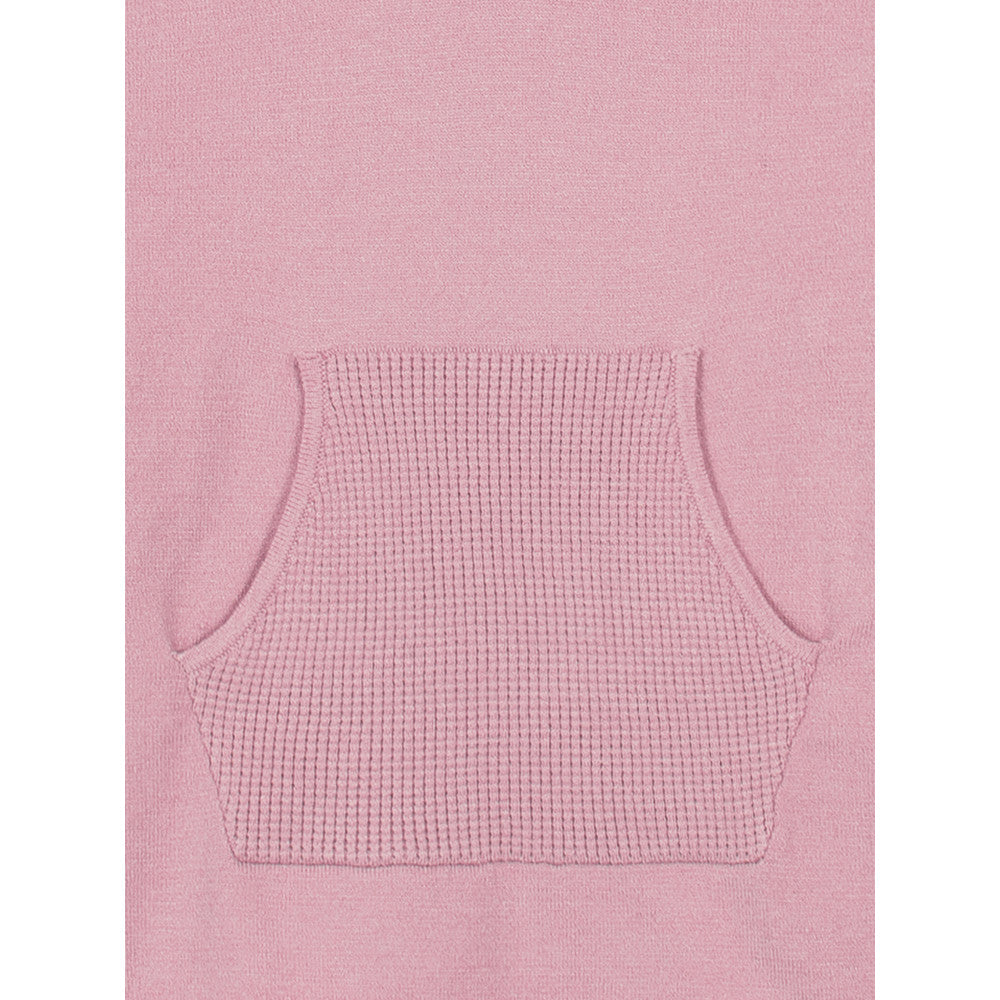 Modern Moments by Gerber Toddler Girls Zephyr Sweater Knit Hoodie, close-up detail 2